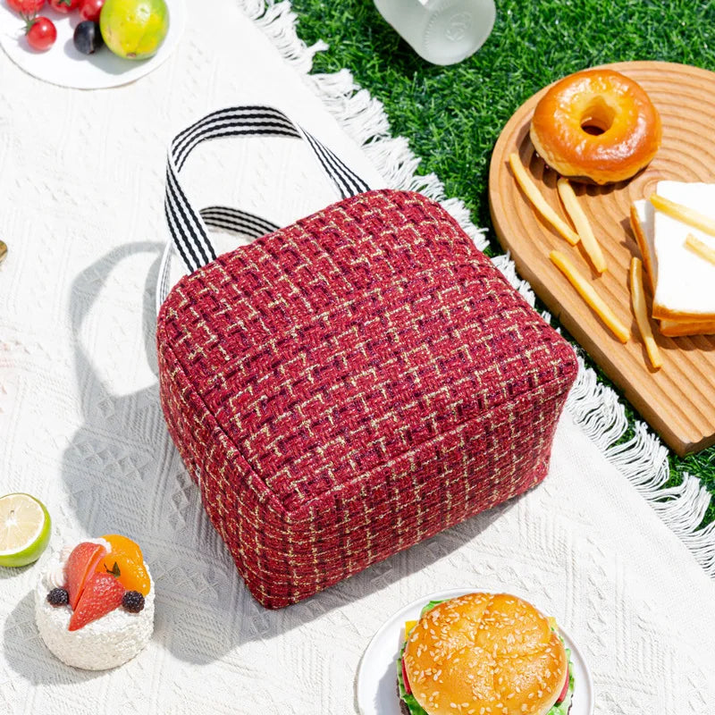 Sac repas isotherme rouge - Rouge