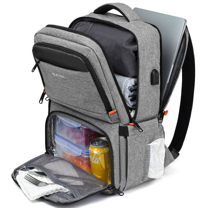Sac à dos gris à poche isotherme 20L - Gris 