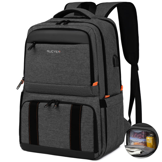 Sac à dos noir à poche isotherme 20L