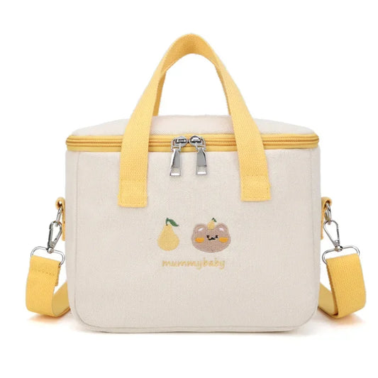 Sac bébé isotherme jaune 