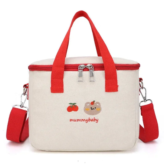 Sac bébé isotherme rouge