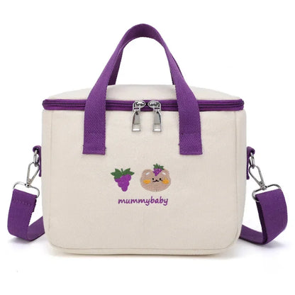 Sac bébé isotherme violet