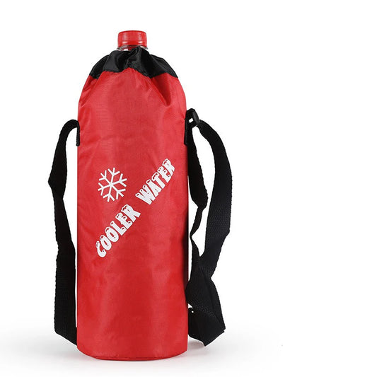 Sac pour bouteille isotherme rouge