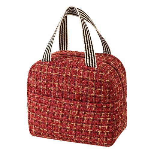 Sac repas isotherme rouge