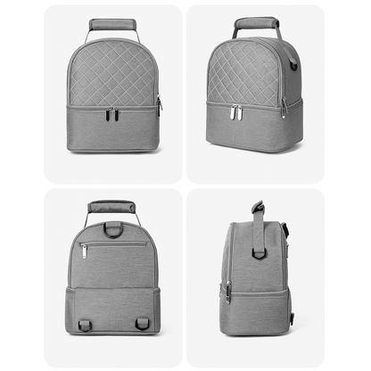Sac à dos bébé isotherme gris - Gris / 11L
